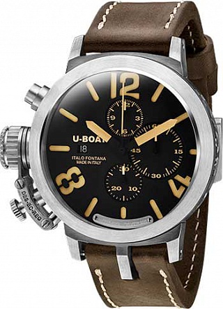 Review U-BOAT Classico 48 STERLING SILVER 925 7453 Replica watch - Click Image to Close